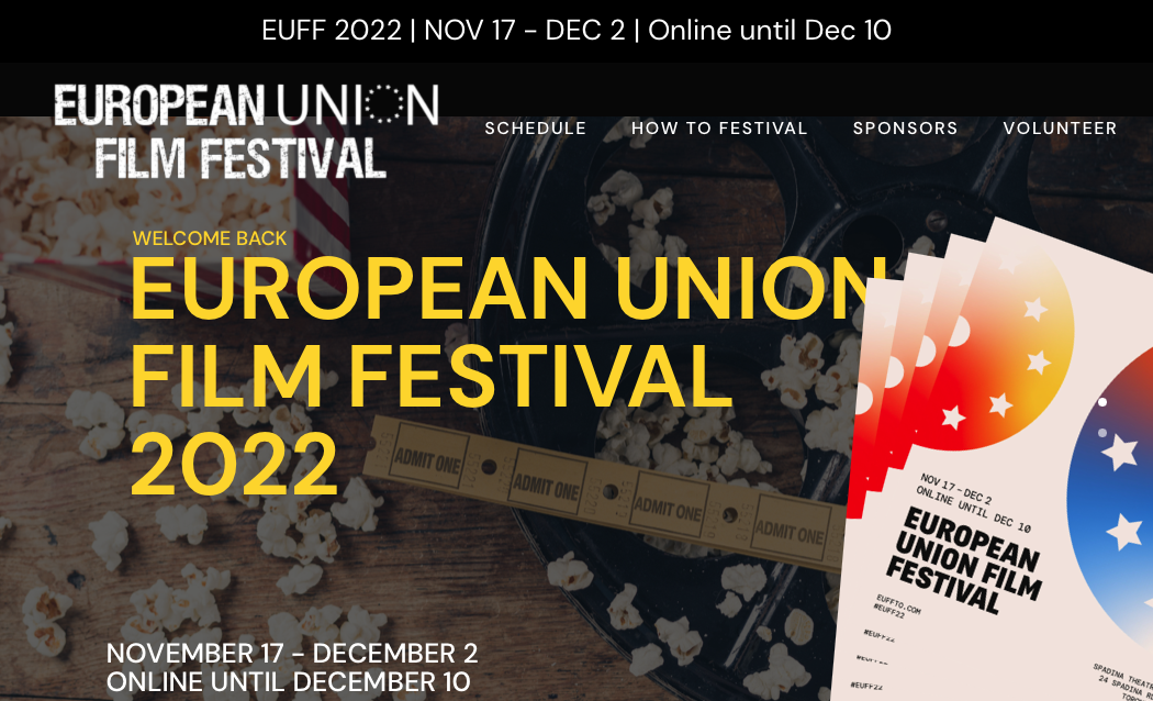 European Union Film Festival 2022! BCBC
